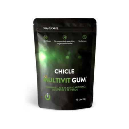 WUG GUM - MULTIVIT VITAMIN C, H, D, BETA-CAROTENE, LYCOPENE AND GREEN TEA 10 UNITS