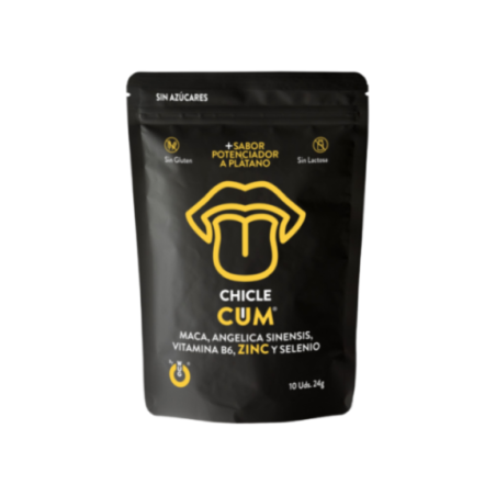 WUG SEX SENSE - CUM EJACULATION AUMENTA GUM E SPERMA GUSTO BANANA 10 UNITÀ