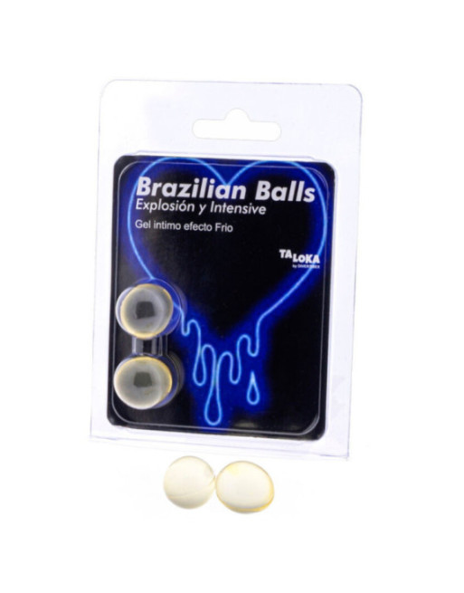 TALOKA - 2 SFERE BRASILIANE GEL EMOZIONANTE EFFETTO FREDDO E VIBRAZIONE