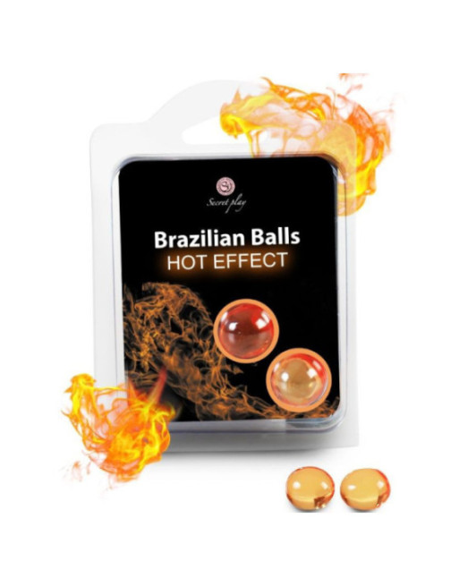 SECRETPLAY - PALLINE BRASILIANE EFFETTO RISCALDANTE 2 UNITÀ