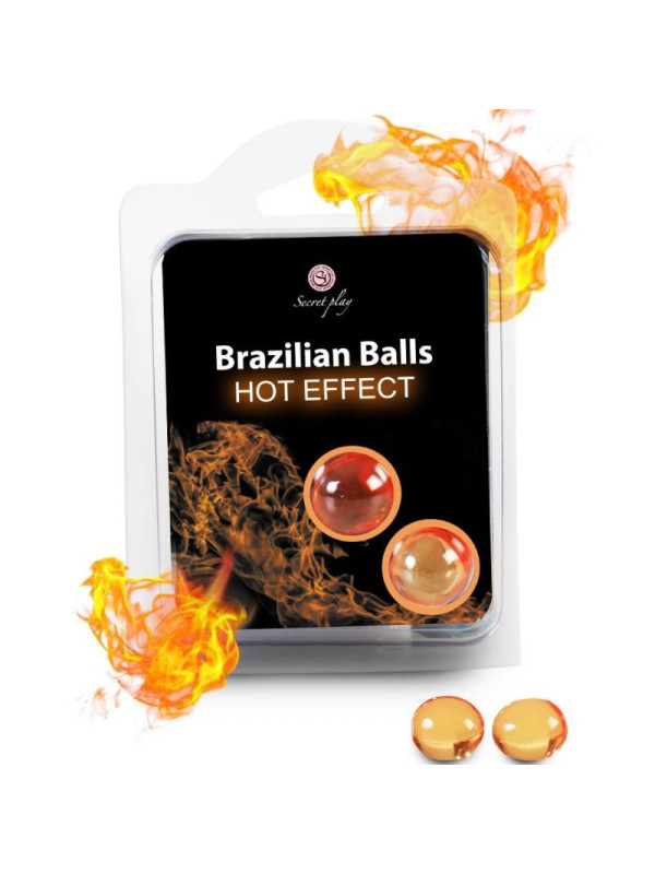 SECRETPLAY - PALLINE BRASILIANE EFFETTO RISCALDANTE 2 UNITÀ