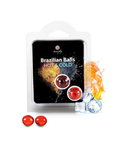 SECRETPLAY - PALLINE BRASILIANE EFFETTO CALDO E FREDDO 2 UNITÀ