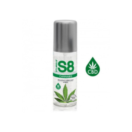 STIMUL8 - S8 LUBRIFICANTE IBRIDO ALLA CANNABIS 125 ML