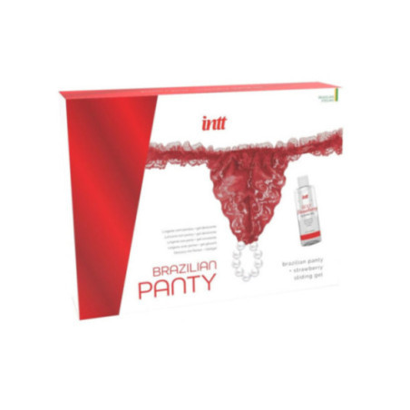 INTT RELEASES - BRASILIANA ROSSA CON PERLE E GEL LUBRIFICANTE 50 ML