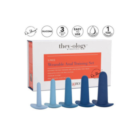 CALEXOTICS - SET PER ALLENAMENTO ANALE INDOSSABILE 5 PEZZI