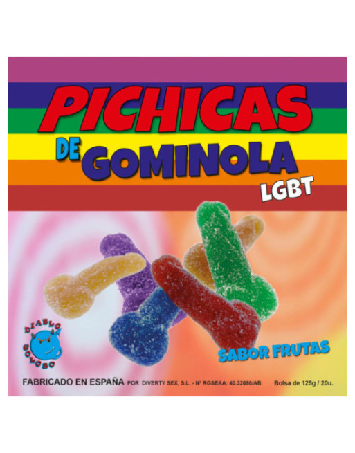 PRIDE - FRUTTI DEL PENE GOMMOSI CON ZUCCHERO LGBT
