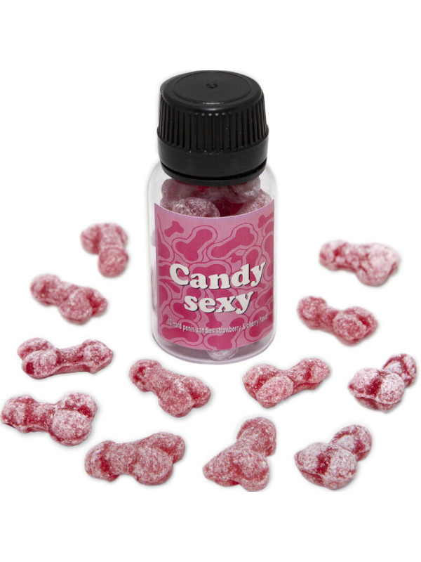 DIABLO PICANTE - CANDY SEXY BARATTOLO DA 12 GOMME AL GUSTO DI FRAGOLA E CILIEGIA