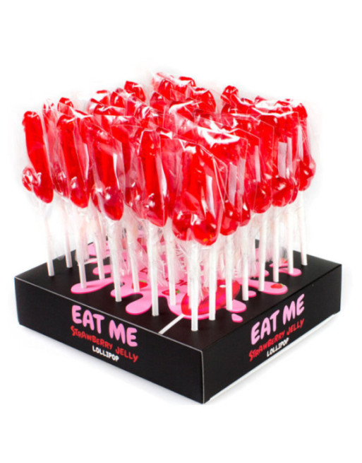 SECRETPLAY - ASSORTIMENTO ESPOSITIVO LECCA LECCA AL PENE CON ALCOOL 40 UNITÀ