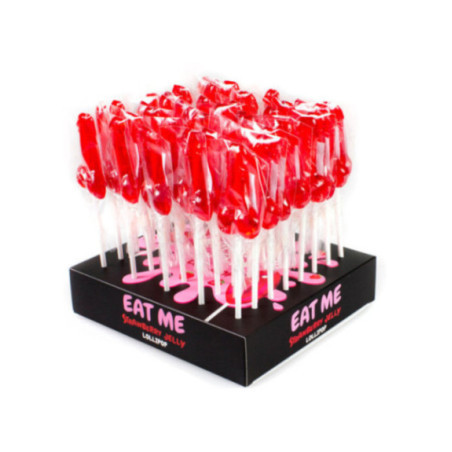 SECRETPLAY - ASSORTIMENTO ESPOSITIVO LECCA LECCA AL PENE CON ALCOOL 40 UNITÀ