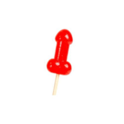 SECRETPLAY - LECCA-LECCA A FORMA DI PENE DI CARAMELLA ALLA CILIEGIA CON EFFETTO CALORE PICCANTE