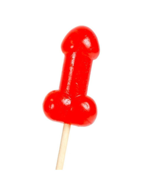 SECRETPLAY - LECCA-LECCA A FORMA DI PENE DI CARAMELLA ALLA CILIEGIA CON EFFETTO CALORE PICCANTE
