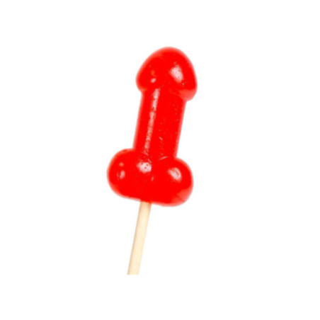SECRETPLAY - LECCA-LECCA A FORMA DI PENE DI CARAMELLA ALLA CILIEGIA CON EFFETTO CALORE PICCANTE