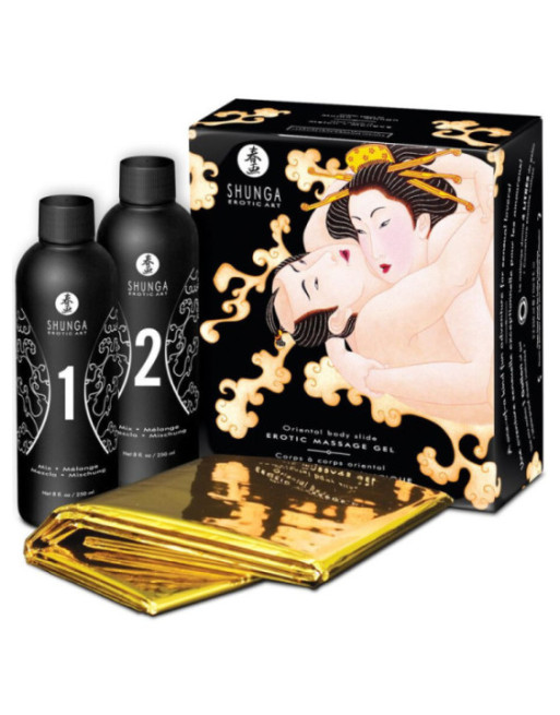 SHUNGA - GEL DA MASSAGGIO EROTICO CORPO A CORPO AL MELONE ORIENTALE