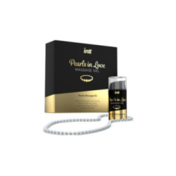 INTT MASSAGE & ORAL SEX - PERLE INNAMORATE CON COLLANA DI PERLE E GEL DI SILICONE