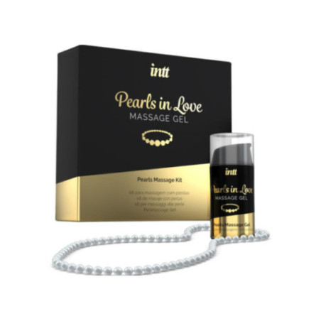 INTT MASSAGE & ORAL SEX - PERLE INNAMORATE CON COLLANA DI PERLE E GEL DI SILICONE
