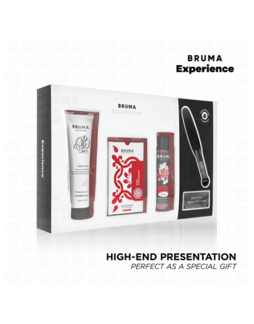 BRUMA XPERIENCE - KIT TENTAZIONE DOLCE ALLA FRAGOLA CON POTENZIATORE DI ORGASMO