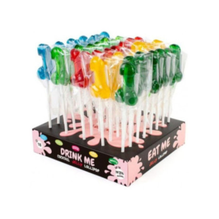 SECRETPLAY - ASSORTIMENTO ESPOSITIVO LECCA LECCA AL PENE CON ALCOOL 40 UNITÀ