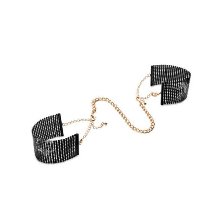 BIJOUX - DÉSIR MÉTALLIQUE MANETTE IN RETE DI METALLO NERO