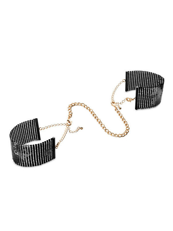 BIJOUX - DÉSIR MÉTALLIQUE MANETTE IN RETE DI METALLO NERO