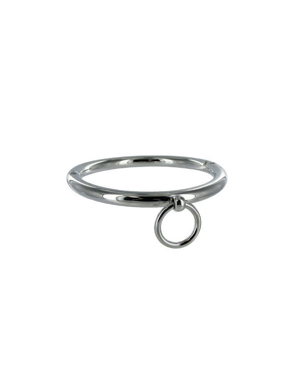 METAL HARD - COLLANA BDSM CON ANELLO 10CM
