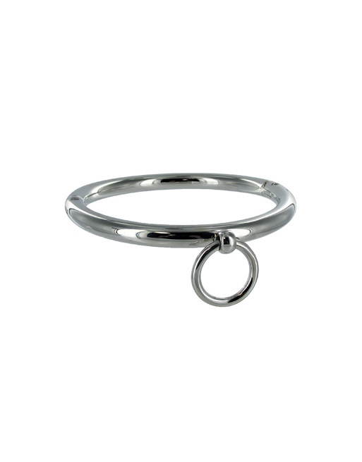 METAL HARD - COLLANA BDSM CON ANELLO 18CM