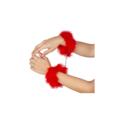 GIOCO SEGRETO - MANETTE MARABOU ROSSO