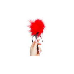 GIOCO SEGRETO - SPOLVERINO MARABOU ROSSO