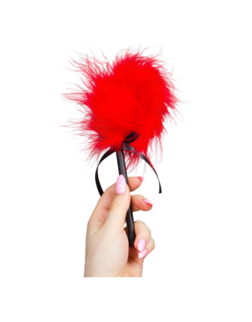 GIOCO SEGRETO - SPOLVERINO MARABOU ROSSO