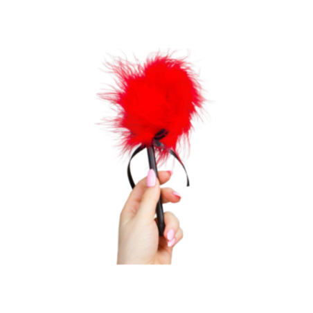 GIOCO SEGRETO - SPOLVERINO MARABOU ROSSO