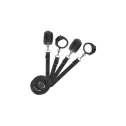 FETISH SUBMISSIVE - SET DI MANETTE E CRAVATTE CON FODERA IN NOPRENE