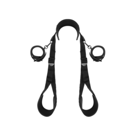 FETISH SUBMISSIVE - POSIZIONE A GAMBE APERTE CON MANETTE FODERA IN NOPRENE