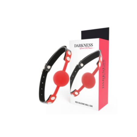 DARKNESS - BAVAGLINO IN SILICONE ROSSO