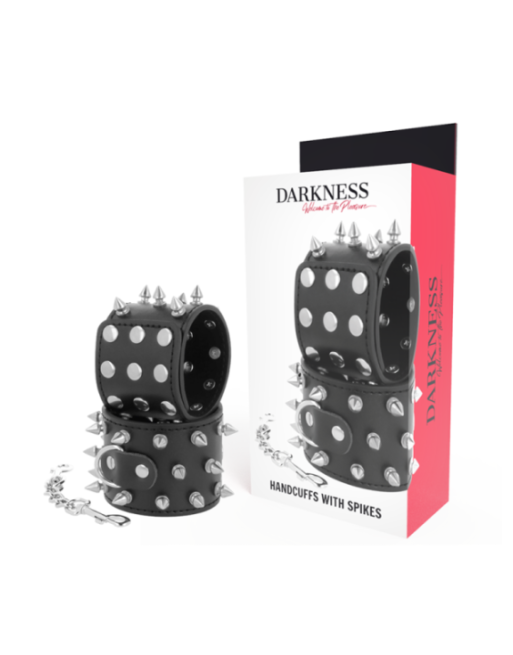 DARKNESS - MANETTE CON TESCHI E OSSA NERE CON SPUNTE