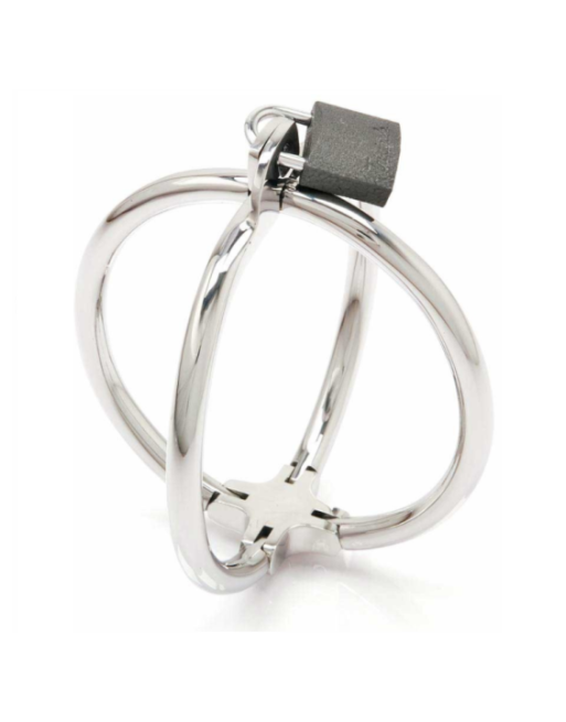 METAL HARD - FERMAMANETTE CRISS CROSS IN ACCIAIO INOSSIDABILE