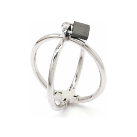 METAL HARD - FERMAMANETTE CRISS CROSS IN ACCIAIO INOSSIDABILE