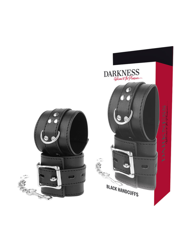 DARKNESS - MANETTE IN PELLE NERA