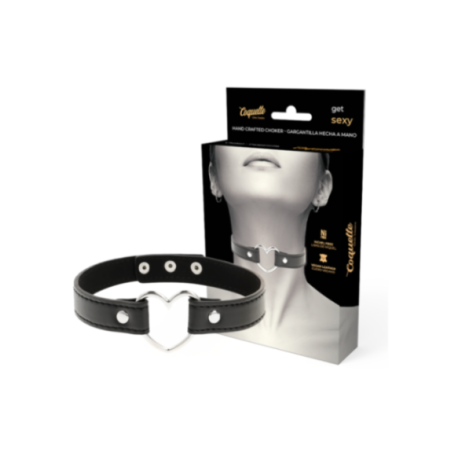 COQUETTE CHIC DESIRE - COLLANA IN PELLE VEGANA ACCESSORIO CUORE DONNA