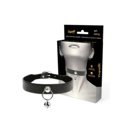 COQUETTE CHIC DESIRE - COLLANA IN PELLE VEGANA ACCESSORIO DONNA SONAGLIO/CERCHIO
