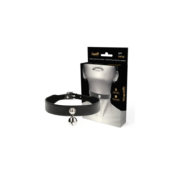 COQUETTE CHIC DESIRE - COLLANA IN PELLE VEGANA ACCESSORIO DONNA CON SONAGLIO
