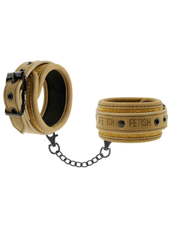 FETISH SUBMISSIVE ORIGIN - MANETTE IN PELLE VEGANA CON FODERA IN NEOPRENE