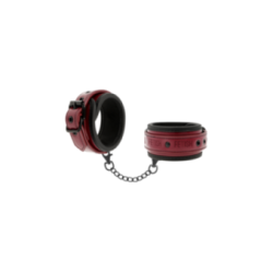 FETISH SUBMISSIVE DARK ROOM - MANETTE VEGAN IN PELLE CON FODERA IN NEOPRENE