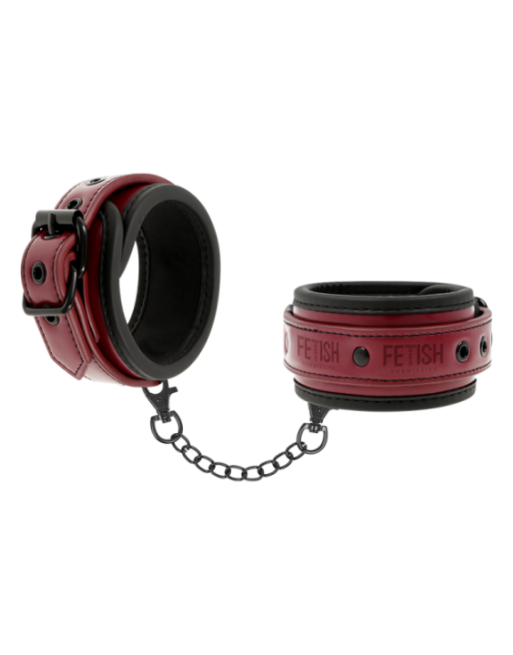 FETISH SUBMISSIVE DARK ROOM - MANETTE VEGAN IN PELLE CON FODERA IN NEOPRENE
