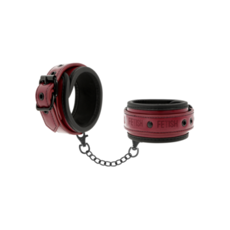 FETISH SUBMISSIVE DARK ROOM - MANETTE VEGAN IN PELLE CON FODERA IN NEOPRENE