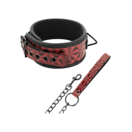 BEGME - COLLARE IN PELLE VEGANA PREMIUM RED EDITION CON FODERA IN NEOPRENE