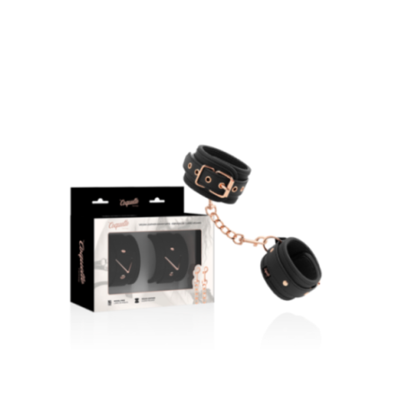 COQUETTE CHIC DESIRE - MANETTE IN PELLE FANTASIA VEGANA CON FODERA IN NOPRENE