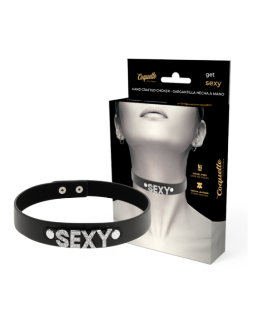 COQUETTE CHIC DESIRE - GIROCOLLO SEXY IN PELLE VEGANA