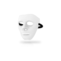 OHMAMA - MASCHERINE MASCHERA BIANCA TAGLIA UNICA