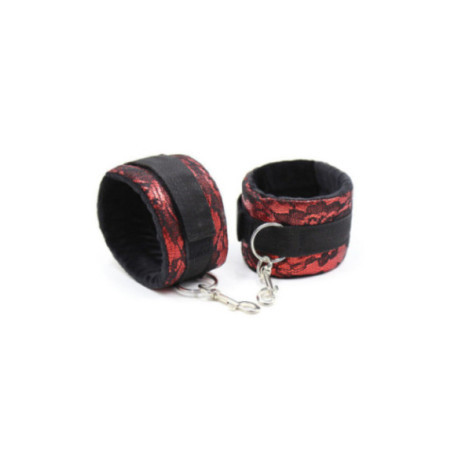 OHMAMA FETISH - MANETTE IN VELLUTO CON NASTRO IN NYLON