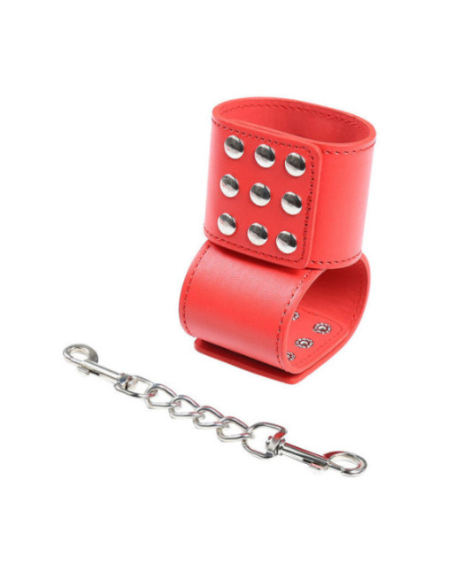 OHMAMA FETISH - MANETTE ROSSE CON CHIUSURA A SCATTO