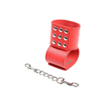 OHMAMA FETISH - MANETTE ROSSE CON CHIUSURA A SCATTO